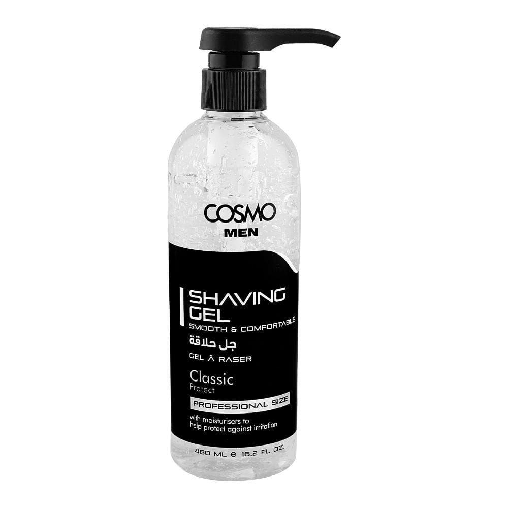 Cosmo Men Classic Protect Shaving Gel, 480ml - Main Image
