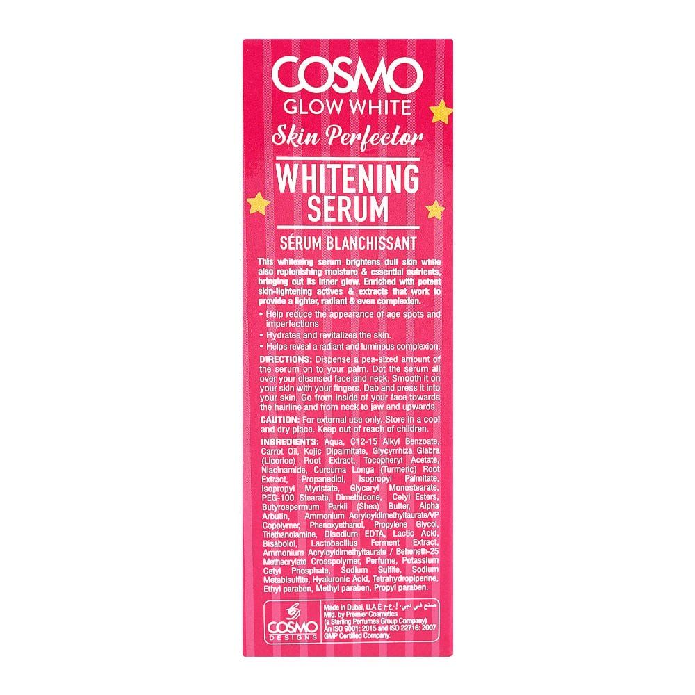 Cosmo Glow White Max Tone Whitening Face Serum, 35ml - Image 3