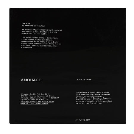 Amouage Dia Man, Eau De Parfum, For Men, 100ml - Image 3