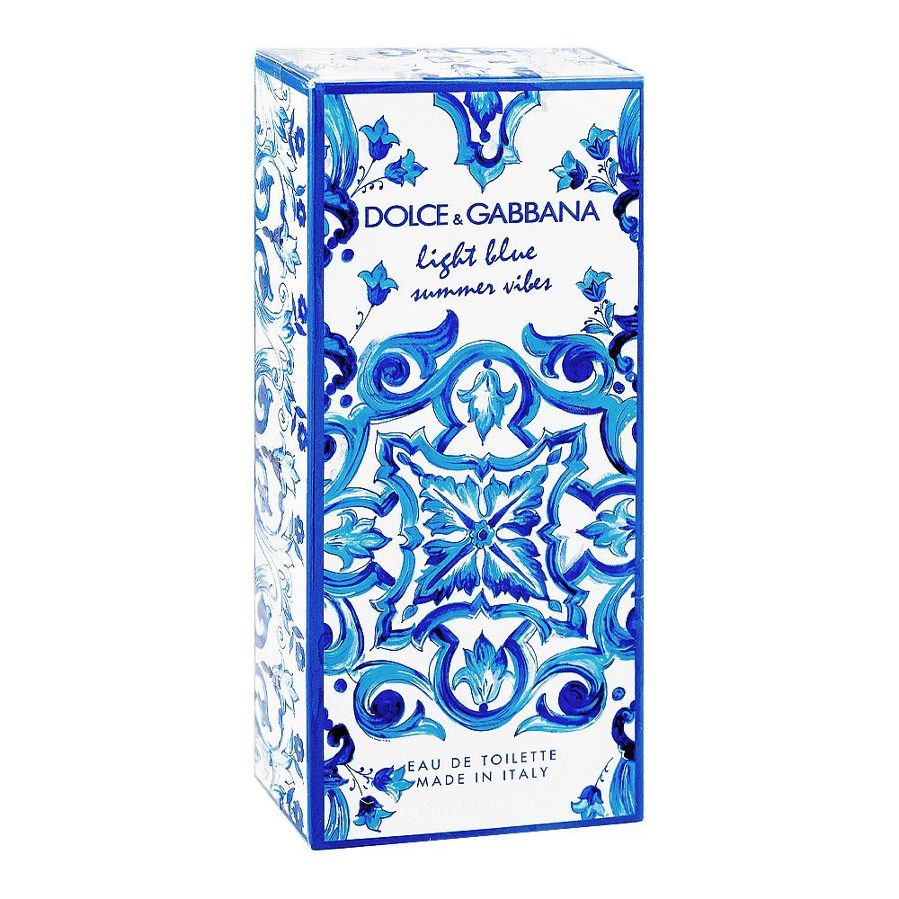 Dolce & Gabbana Light Blue Summer Vibes, Eau de Toilette, For Men, 100ml - Image 2