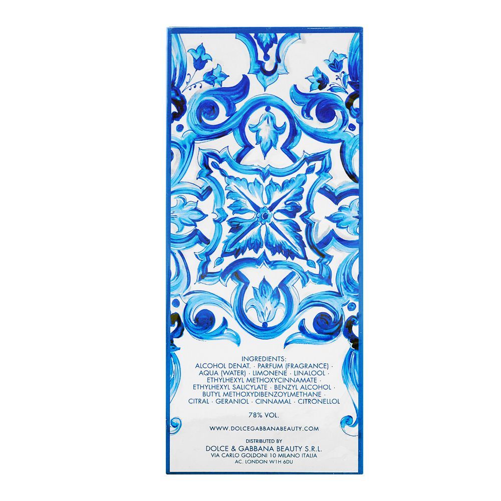 Dolce & Gabbana Light Blue Summer Vibes, Eau de Toilette, For Men, 100ml - Image 3