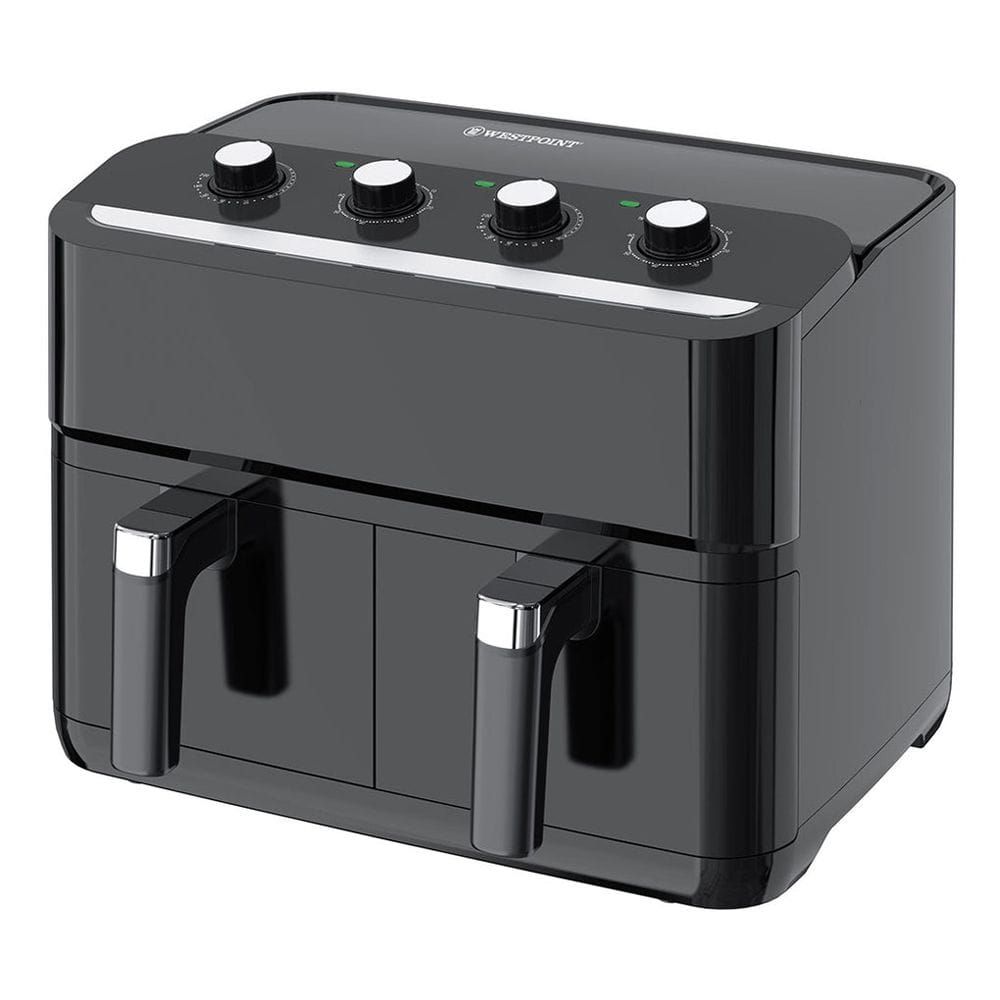 West Point Deluxe Double Basket Dual Air Fryer, 2x1150W, 2x4.5 Liter, WF-4258 - Main Image