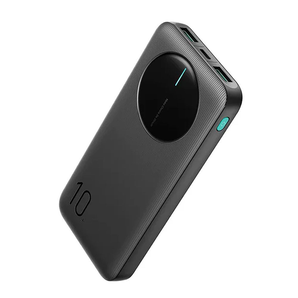 Joyroom LED Power Bank (2.4A, 10000mAh, Type-C Port), Black, JR-PBF12 - Main Image