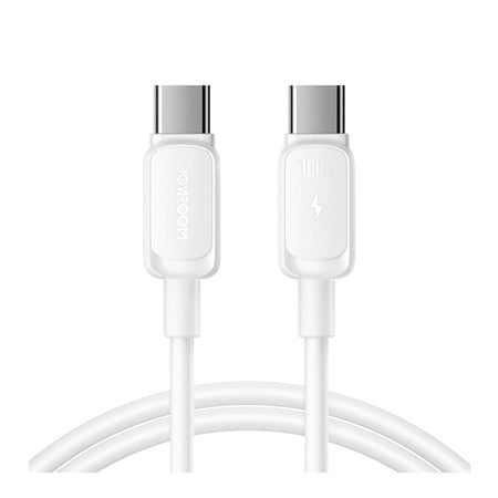 Joyroom Fast Charging Data Cable (Type-C to Type-C, 1.2m, 60W), White S-A14 - Main Image