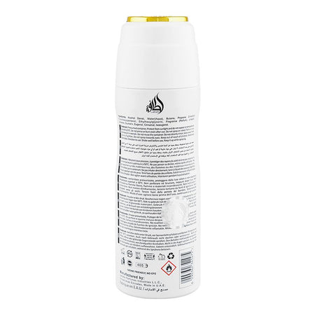 Lattafa Qaed Al Fursan Body Spray, For Men & Women, 200ml - Image 2