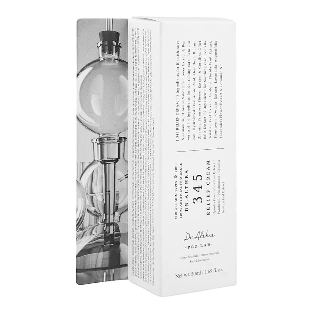 Dr. Althea 345 Relief Cream, Daily Soothing Face Moisturizer, Blemish Care with Niacinamide, 50ml - Main Image