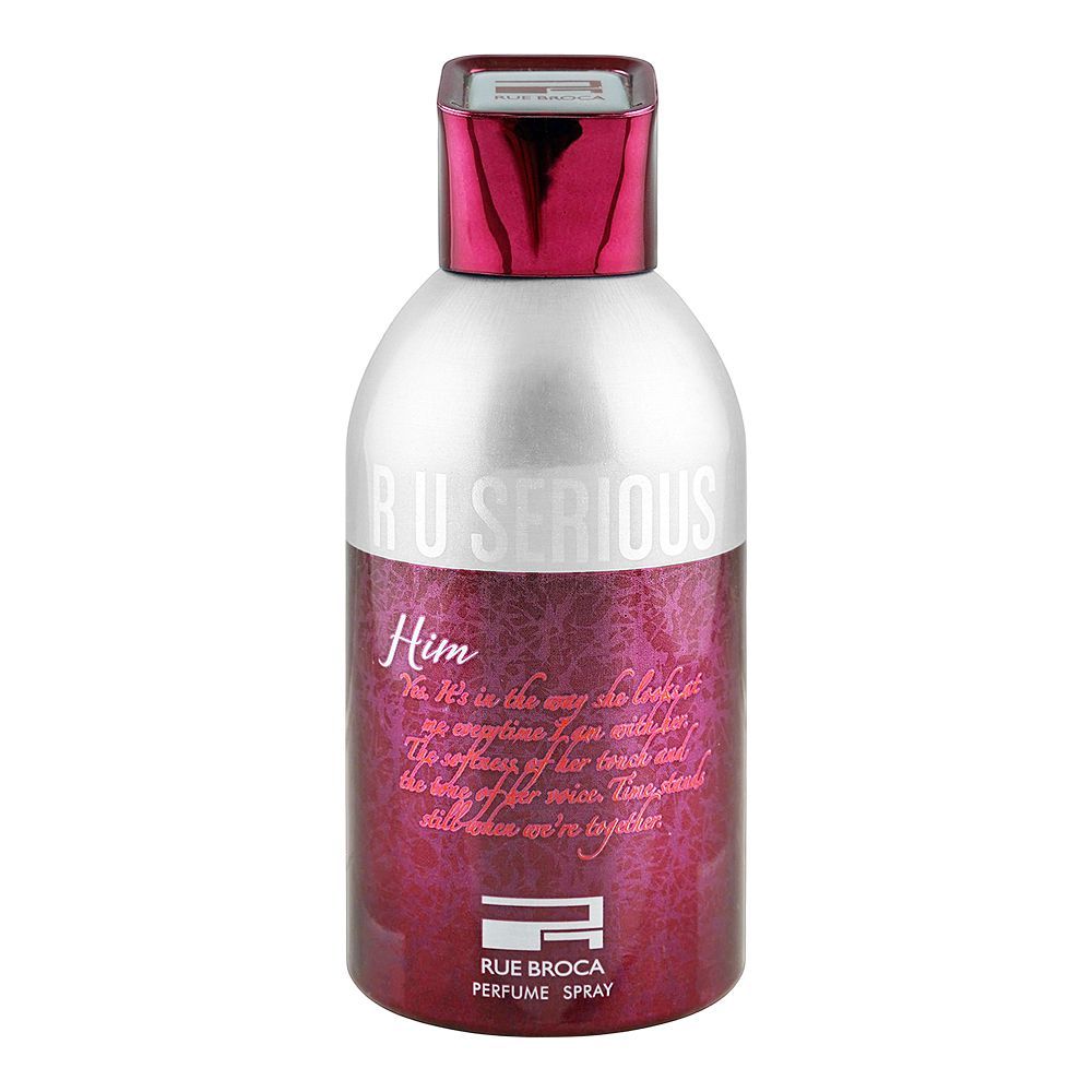 Rue Broca R U Serious Him Perfumed Body Spray, For Men, 250ml - Main Image