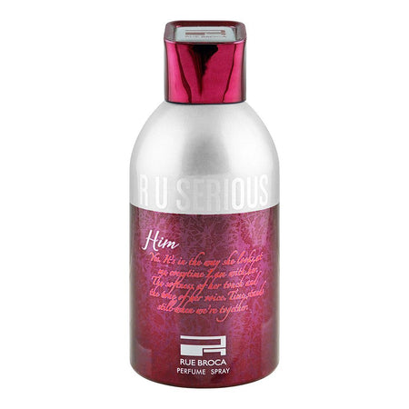 Rue Broca R U Serious Him Perfumed Body Spray, For Men, 250ml - Main Image