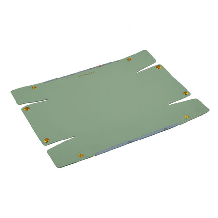Elegant Leather Valet Tray Jewelry & Cosmetic Organizer, Green - Image 2