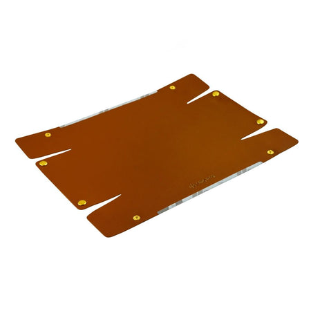 Elegant Leather Valet Tray Jewelry & Cosmetic Organizer, Brown - Image 2