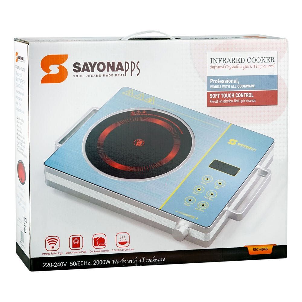 Sayona Infrared Cooker, 2000W, SIC-4646 - Main Image