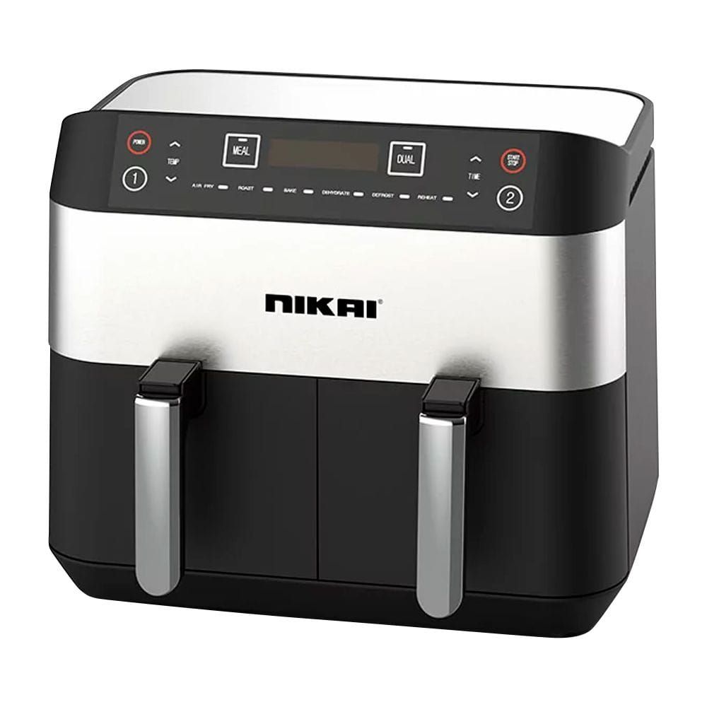 Nikai Double Basket Dual Air Fryer, 2460W, 2x4 Liter, NAF282DX - Main Image