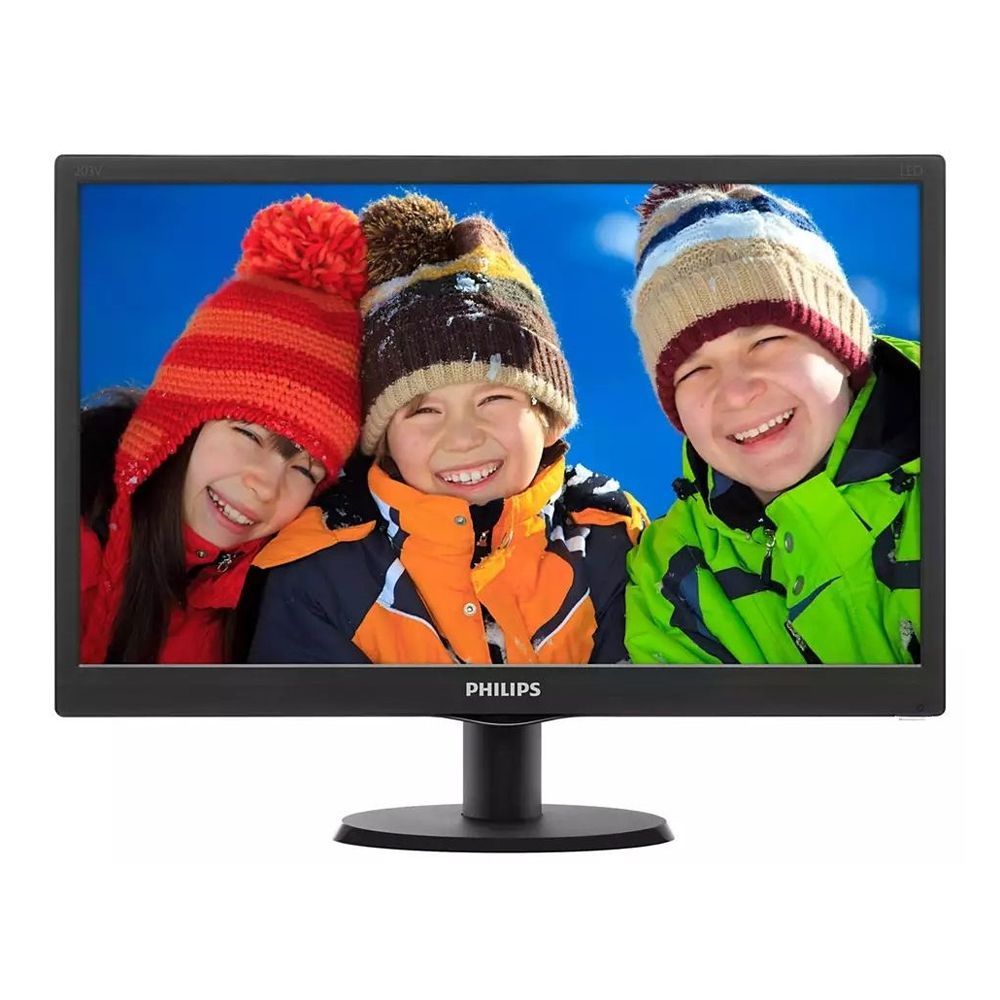 Philips 19.5" LED Monitor, 5ms, 60Hz, TFT Panel, HD, sRGB, Tilt Adjustment, VGA & HDMI, VESA Mount, 203V5LHSB2 - Main Image