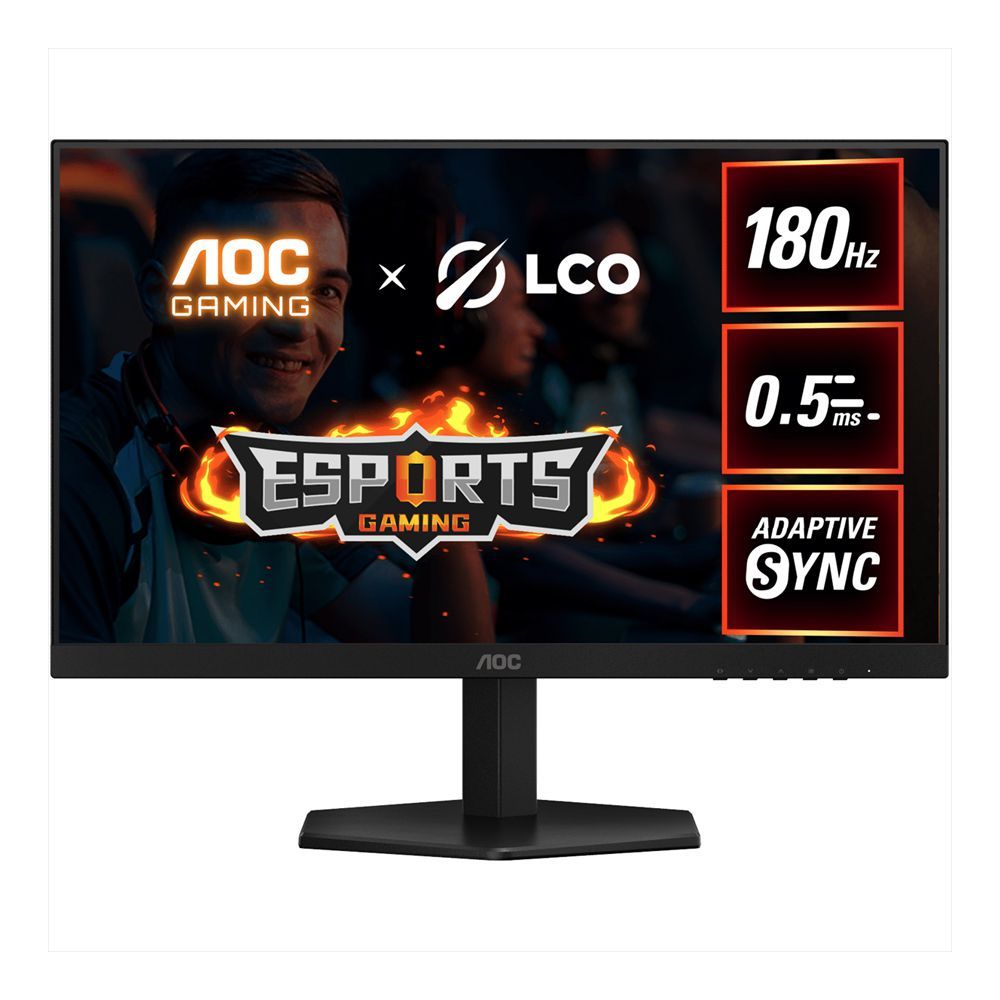 AOC 23" 3-Sided Frameless Fast IPS LED Gaming Monitor, Adaptivesync, 180Hz, 24G42E - Main Image