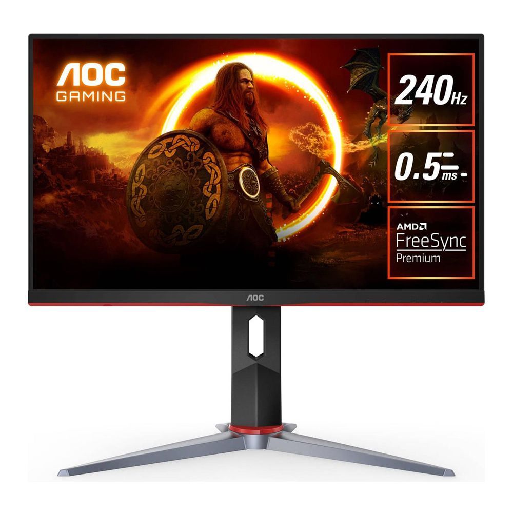 AOC 27" 3-Sided Frameless Curved LED Gaming Monitor, Freesync Premium, 240Hz, 27G2Z - Main Image