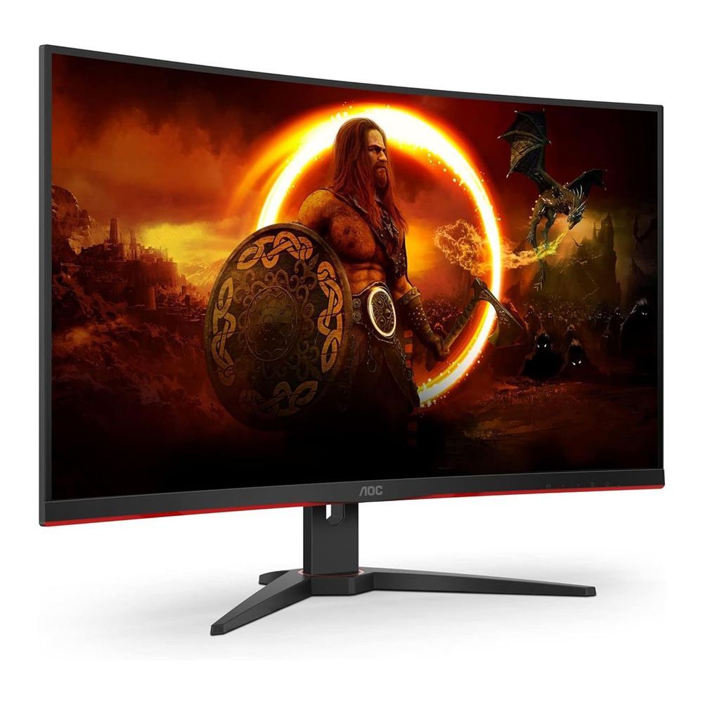 AOC 32" Frameless Curved LED Gaming Monitor, Freesync Premium, 240Hz, C32G2ZE - Image 2