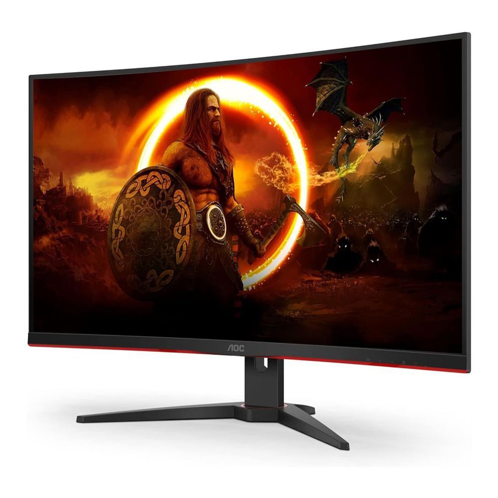 AOC 32" Frameless Curved LED Gaming Monitor, Freesync Premium, 240Hz, C32G2ZE - Image 3