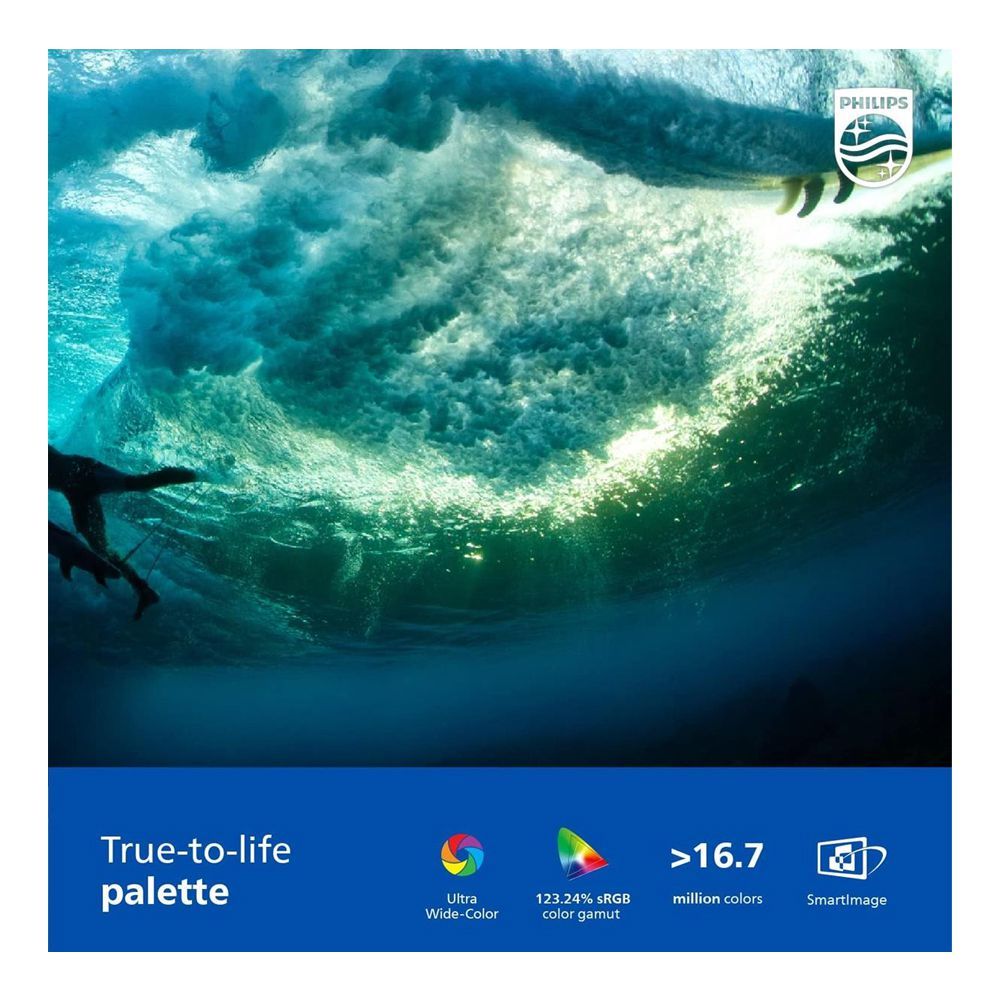 Philips 34" Curved Ultra-Wide LED Monitor with 5.0 Megapixel Built-In Windows Webcam, 34E1C5600HE - Image 2