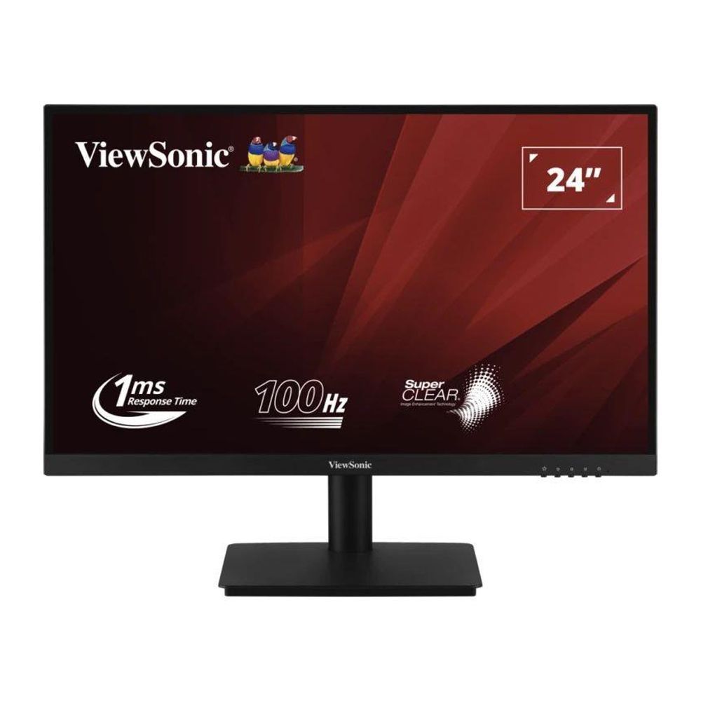 Viewsonic 24" Eye Protech Full HD LED Monitor with Dual 2W speakers, VA2406-MH - Main Image