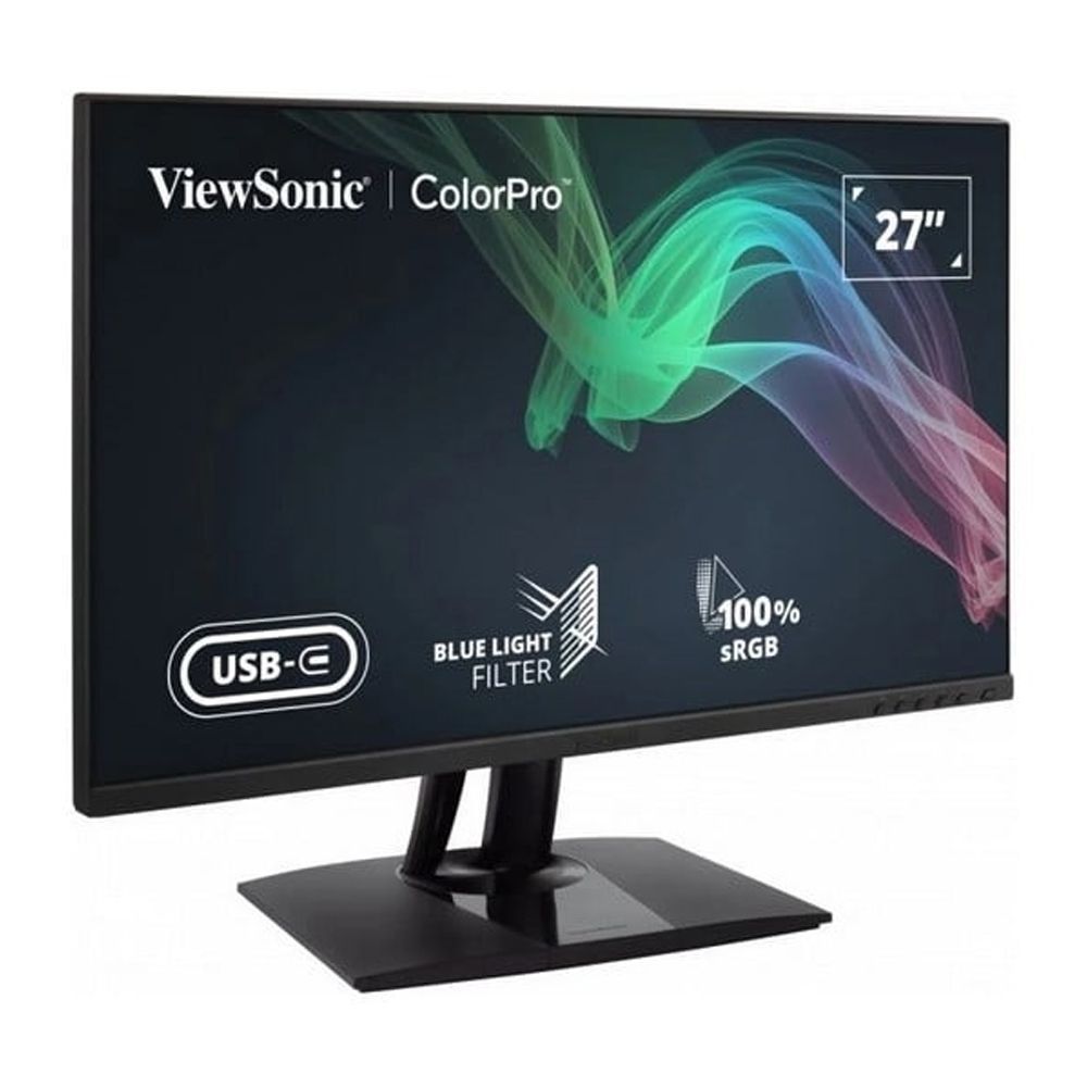 Viewsonic 27" 2K QHD Frameless Ergonomic Professional LED Monitor, VP2756-2K - Main Image