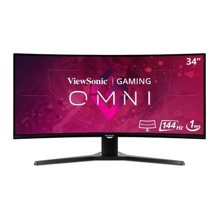 Viewsonic 34" Ultrawide Curved LED Gaming Monitor, VX3418-2KPC - Main Image