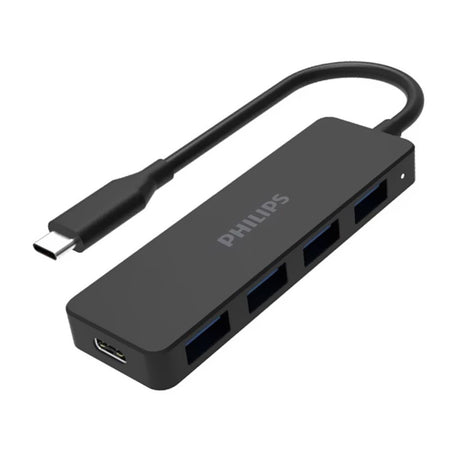 Philips 4-in-1 USB-C Hub with Type-C to 4x USB-A Ports, SWR1603G - Main Image
