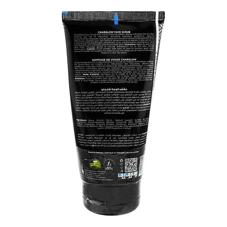 Hemani Char Glow Complete Detox Face Scrub with Activated Charcoal, 150ml - Image 2