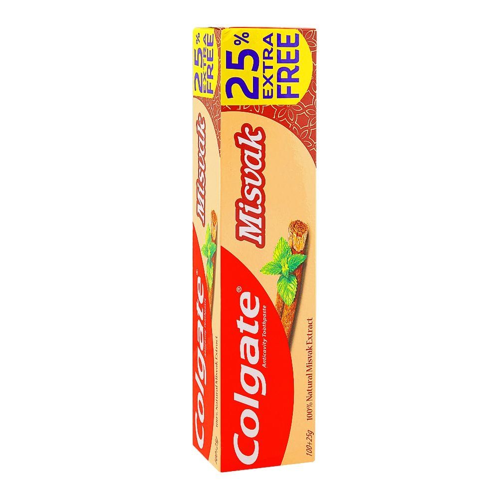 Colgate Misvak Extract Toothpaste, 100g 25% Extra Free - Main Image