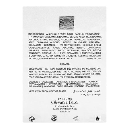 Giovanni Bacci Vertis, Eau De Parfum, For Women, 100ml - Image 2
