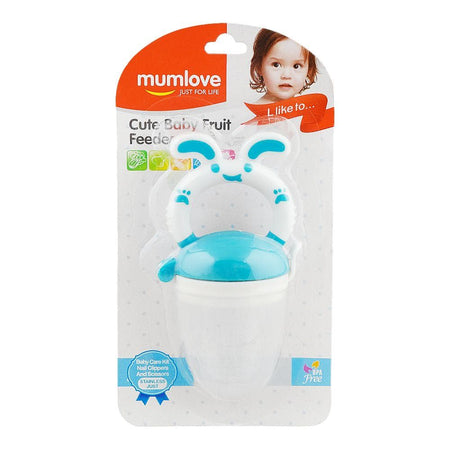 Mum Love Cute Baby Fruit Feeder Bottle, BPA Free, Blue, P6103 - Main Image