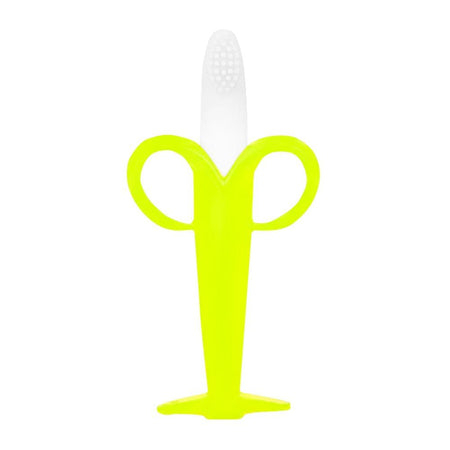 Mum Love Banana Brush Teether, For 6+ Months, BPA Free, Green, A004 - Main Image