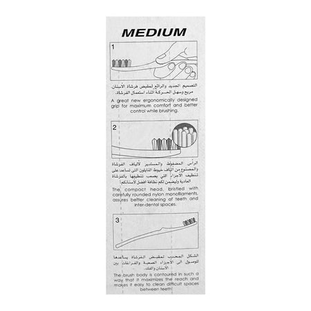 Al-Felaij Basma Medium Toothbrush, 1-Pack - Image 3