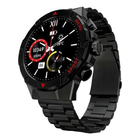 Zero 1.43" Amoled HD Display Vogue Smart Watch, IP67 Water Resistant, Black - Main Image