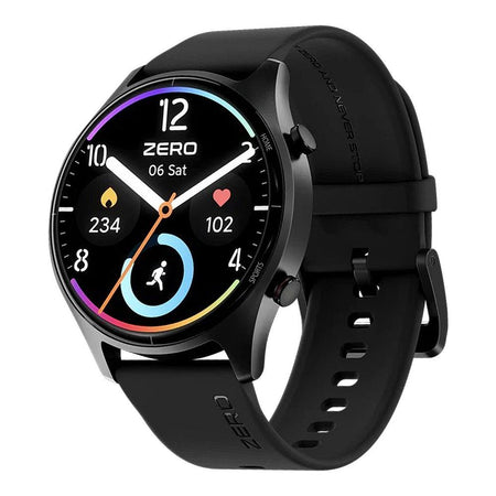 Zero 1.38" TFT HD Display Icon Smart Watch, IP68 Water Resistant, Jet Black - Main Image