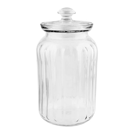Pasabahce Viva Silicone Gasket Jar, Glass Storage Container with Silicone Seal, 1500ml, 96394 - Main Image