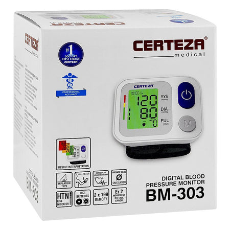 Certeza Digital Blood Pressure Monitor, BM-303 - Image 2
