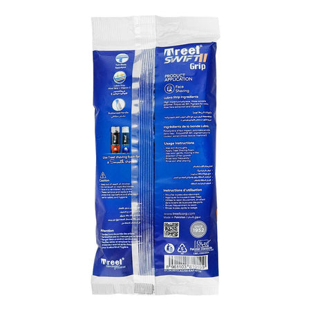 Treet Swift II Grip Twin Blade Disposable Razors Pouch, 5-Pack - Image 2
