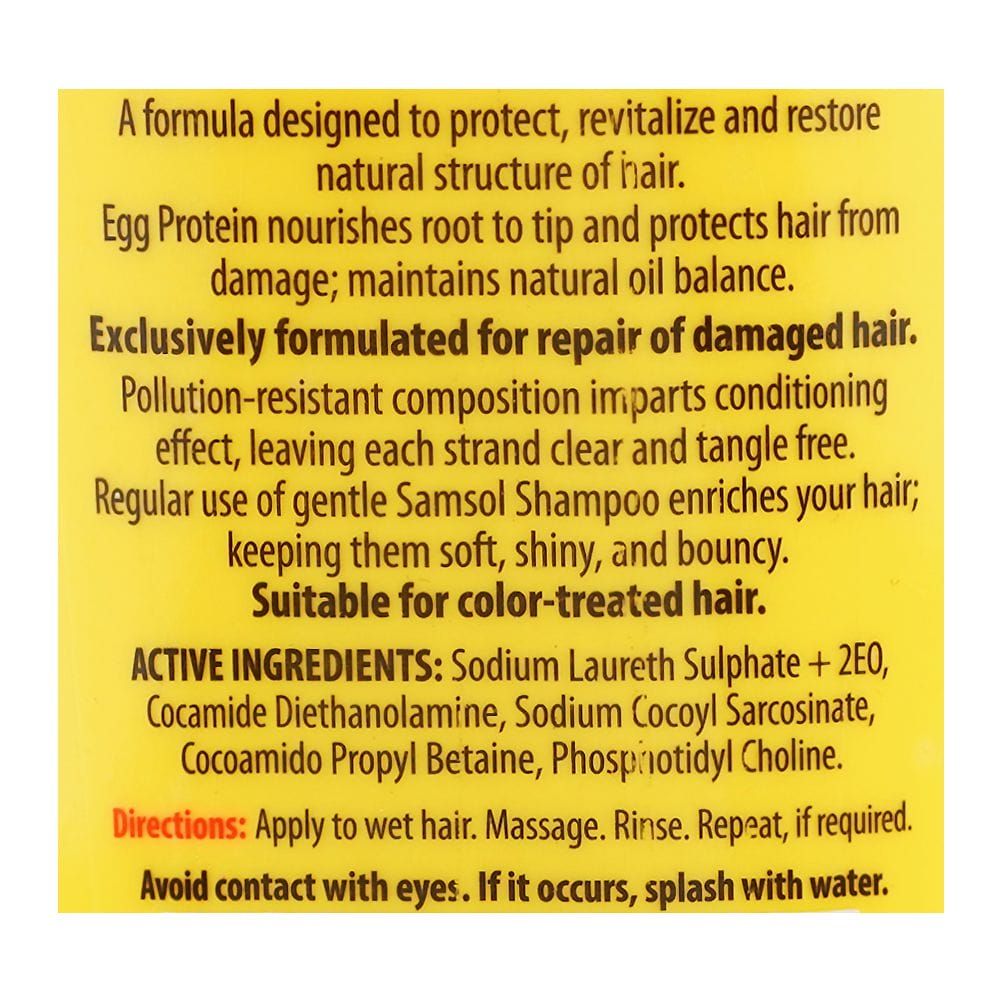 Samsol Egg Daily Use Shampoo, 400ml - Image 3