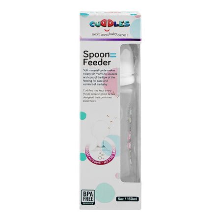 Cuddles Baby Spoon Feeder Bottle, BPA Free, For 7+ Months, 150ml - Image 2