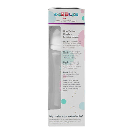 Cuddles Baby Spoon Feeder Bottle, BPA Free, For 7+ Months, 150ml - Image 3
