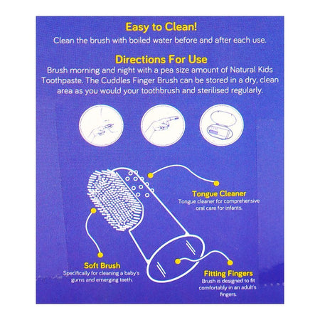 Cuddles Silicone Finger Brush, BPA Free, For 0+ Months, Pink - Image 5
