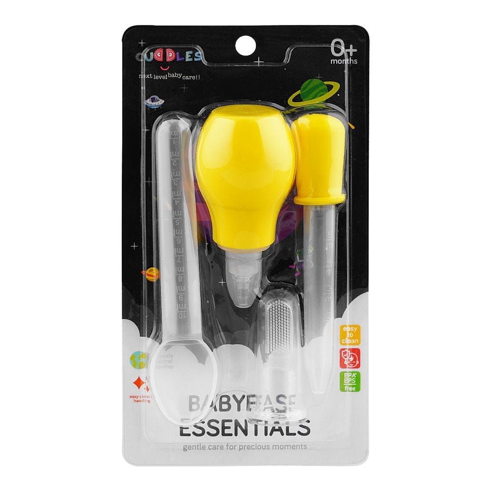 Cuddles Baby ease Essentials, BPA Free, For 0+ Months, Yellow - Main Image