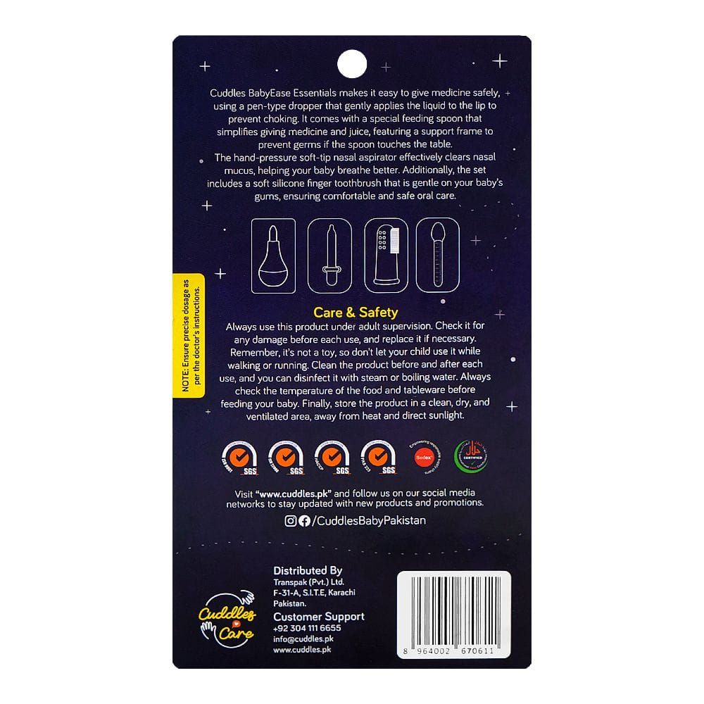 Cuddles Baby ease Essentials, BPA Free, For 0+ Months, Yellow - Image 2