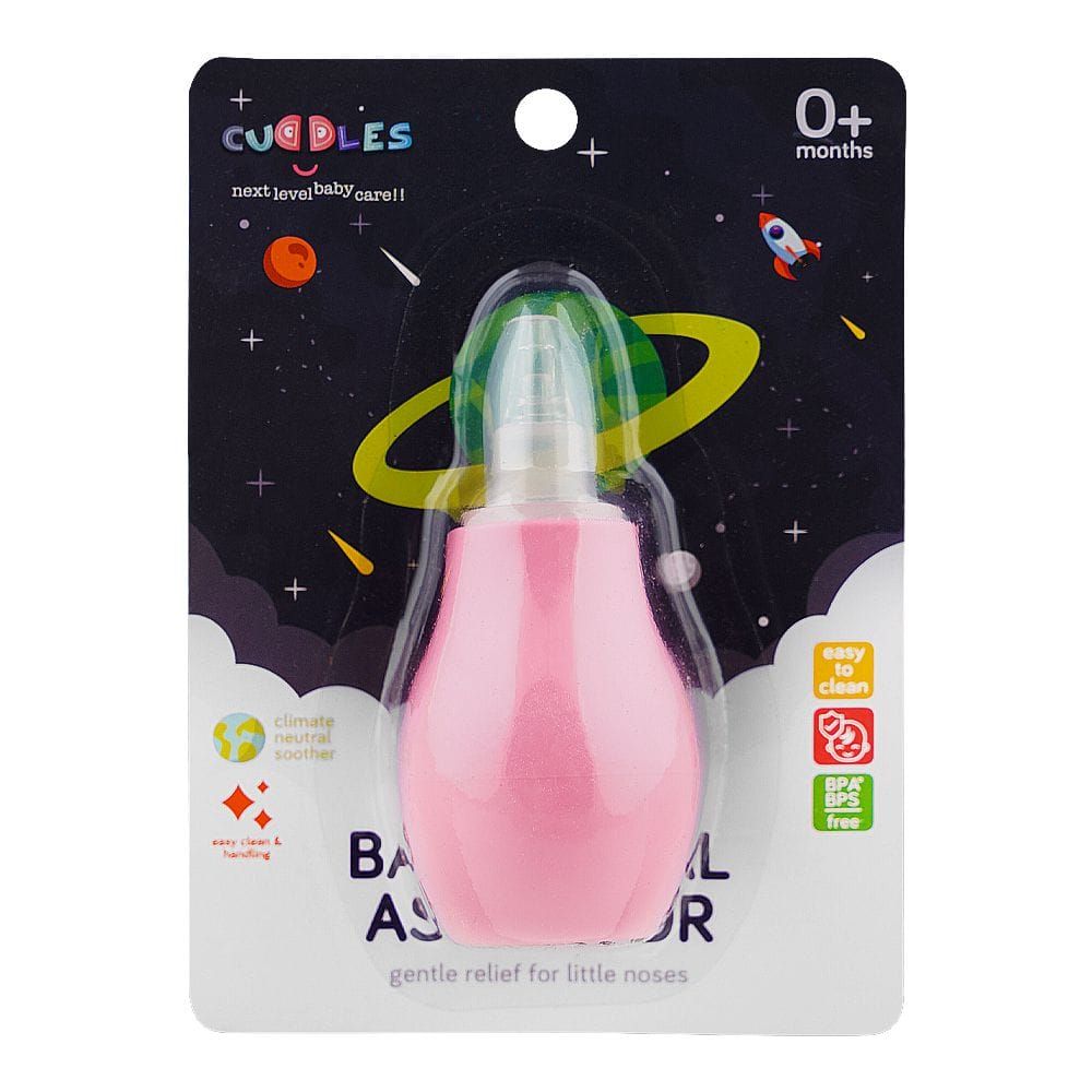 Cuddles Baby Nasal Aspirator, BPA Free, For 0+ Months, Pink - Main Image