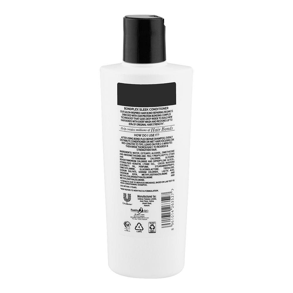 Tresemme Bondplex Sleek Conditioner, 160ml - Image 2
