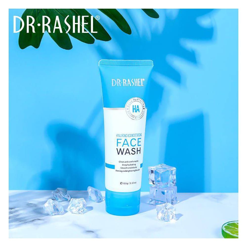 Dr. Rashel Hyaluronic Acid Moisturizing & Smoothing Face Wash, For All Skin Types, 100g - Image 6