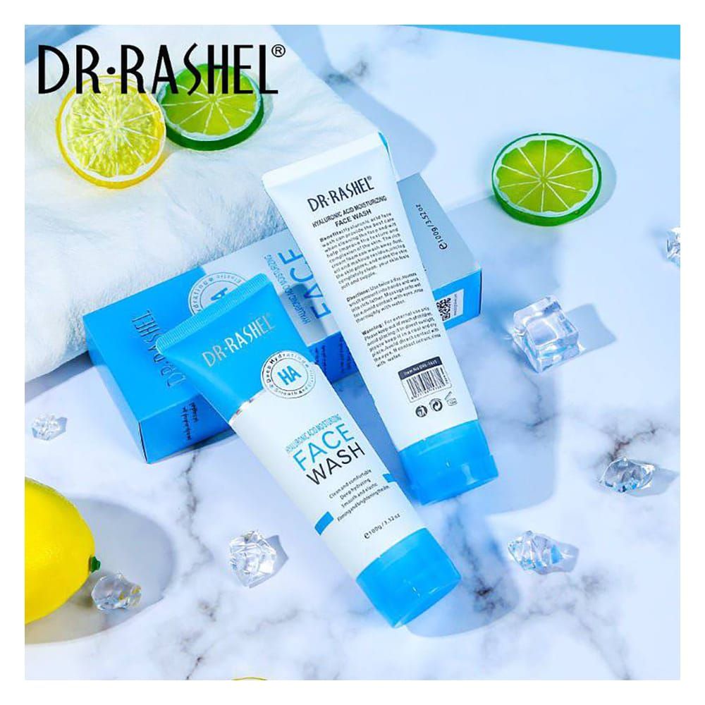 Dr. Rashel Hyaluronic Acid Moisturizing & Smoothing Face Wash, For All Skin Types, 100g - Image 7