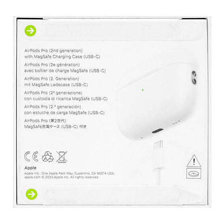 Apple Airpods Pro (2nd Generation), Bluetooth Wireless Earbuds with Charging Case, White, MTJ3LL - Image 6