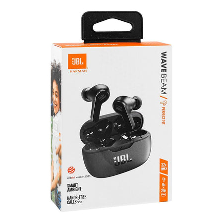 JBL Wave Beam True Bluetooth Wireless Earbuds, Rich Sound, Ergonomic Fit, Bluetooth, Black - Image 3