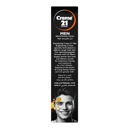 Creme 21 Men Brightening Cream with Vetiver, Niacinamide & Sun Protection, 100g - Image 3